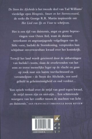 De steen des afscheids - achterkant
