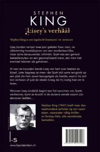 Lisey's verhaal - achterkant