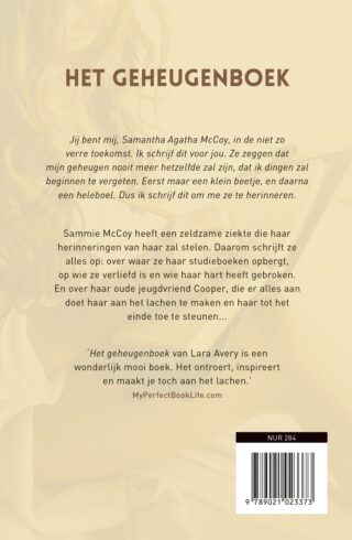Het geheugenboek - achterkant