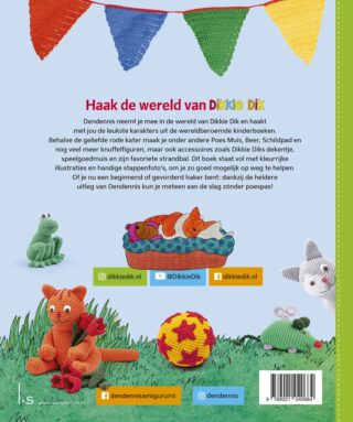 Het enige echte vernieuwde Dikkie Dik haakboek - achterkant