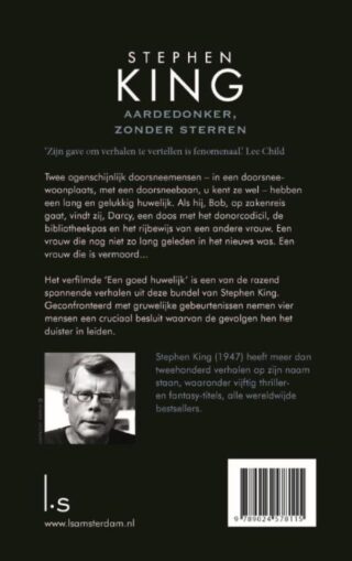 Aardedonker, zonder sterren - achterkant