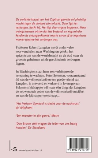 Het verloren symbool - achterkant