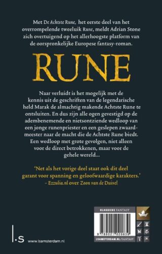 De achtste rune - achterkant
