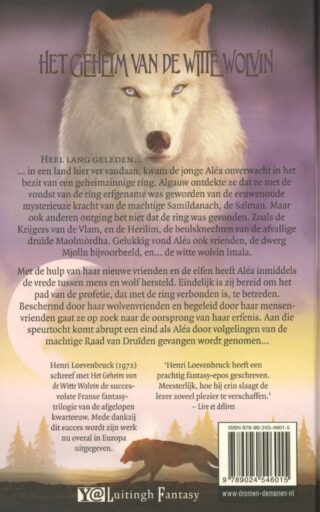 De strijd van de wolven - achterkant