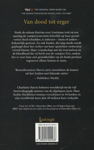 Van dood tot erger - achterkant