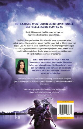 Vuur en As 4 - Voorbij de storm - achterkant