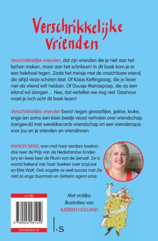 Verschrikkelijke vrienden - achterkant