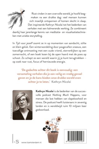 Tijd voor jezelf - achterkant