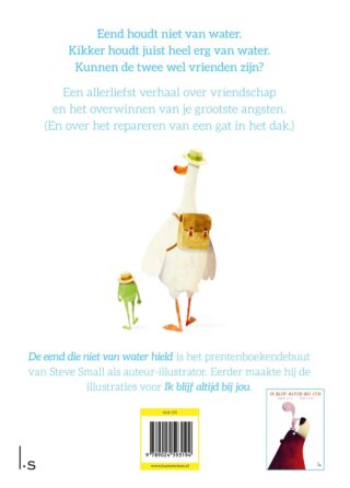 De eend die niet van water hield - achterkant