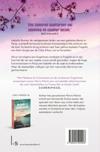 Madame le Commissaire en de verdwenen Engelsman - achterkant