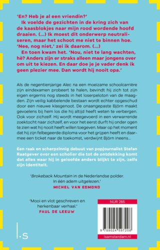 De jongen die van de klif sprong en zacht terechtkwam - achterkant