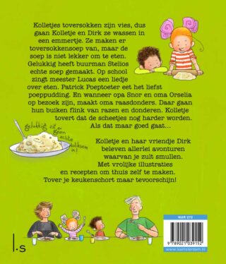 Kolletje en Dirk koken toversokkensoep - achterkant