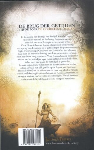 De goddeloze oorlog - achterkant