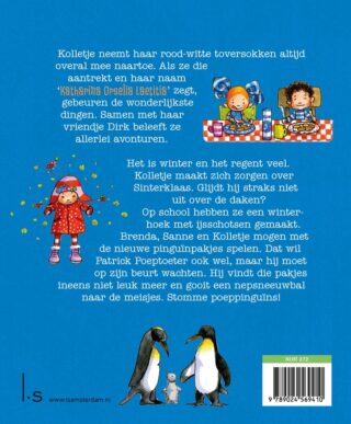 Koning Winter valt in het water - achterkant