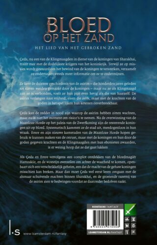 Bloed op het Zand - achterkant