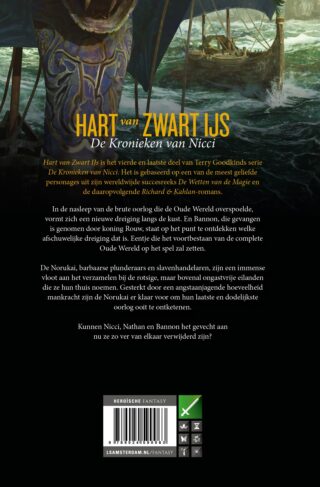De Kronieken van Nicci 4 - Hart van Zwart IJs - achterkant