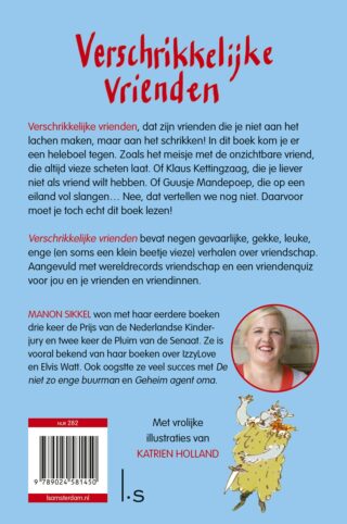 Verschrikkelijke vrienden - achterkant