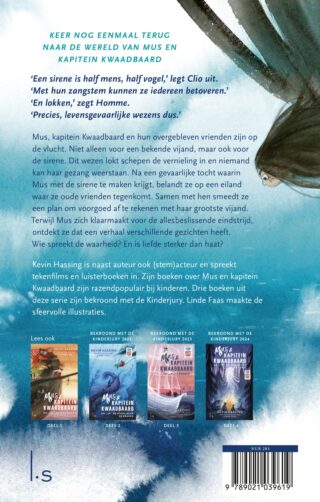 Mus en kapitein Kwaadbaard en De laatste sirene - achterkant