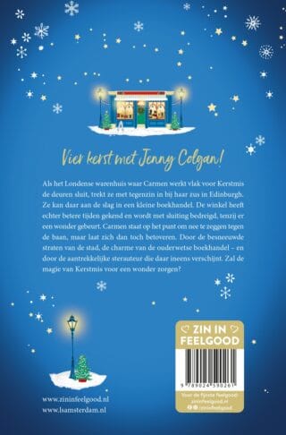 De kerstboekwinkel - achterkant