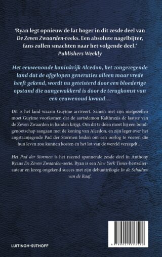 Het pad der stormen - achterkant