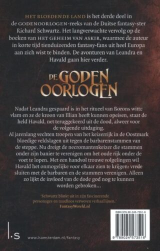 Het Bloedende Land - achterkant