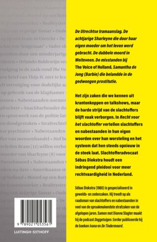 Recht voor het slachtoffer - achterkant