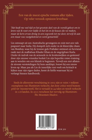 Shantaram - achterkant