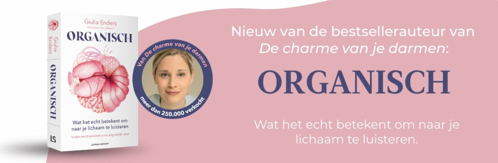 Header landingspagina over het boek 'Organisch'. 